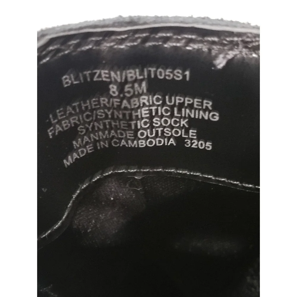 Steve‎ Madden Boots Suede Size 8.5 Black Blitzen Chelsea Ankle Lug Sole Booties